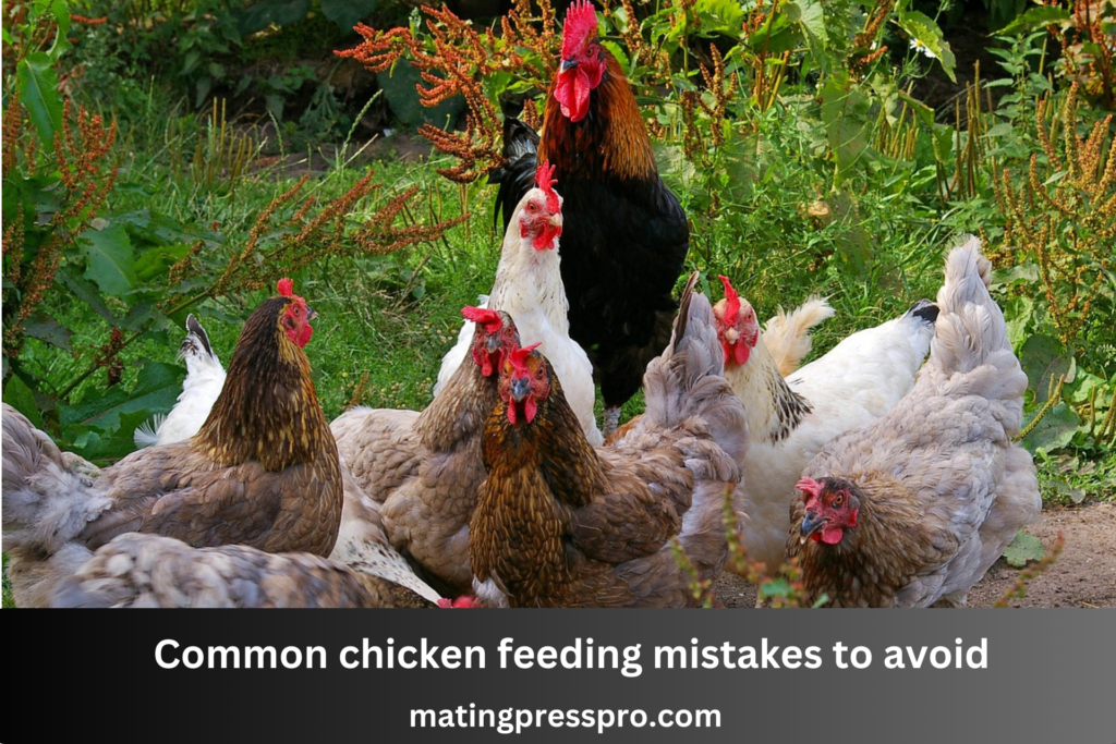 Common chicken feeding mistakes to avoid