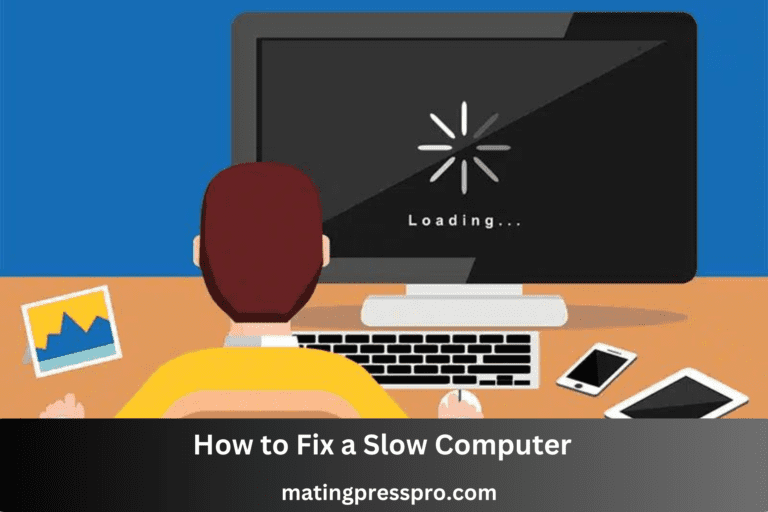 How to Fix a Slow Computer