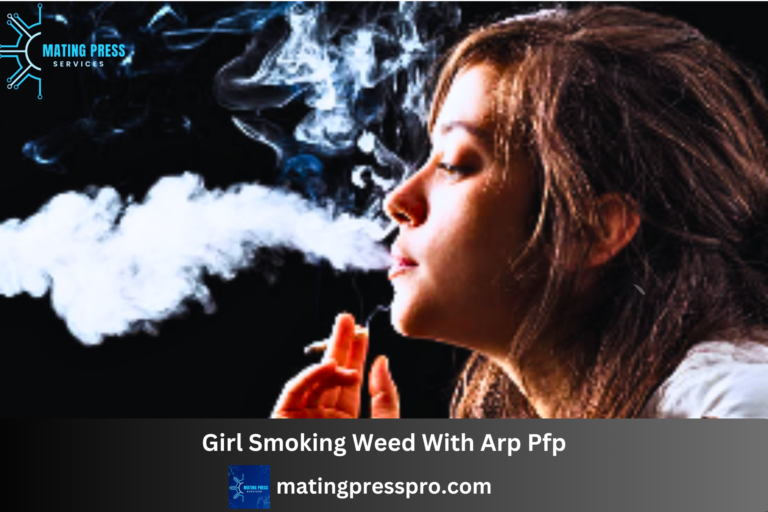 Girl Smoking Weed With Arp Pfp